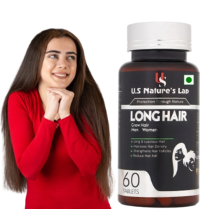 U.S. Nature's Lap Ayurvedic Hair Growth Capsules for Hair Fall Control in 15 Days